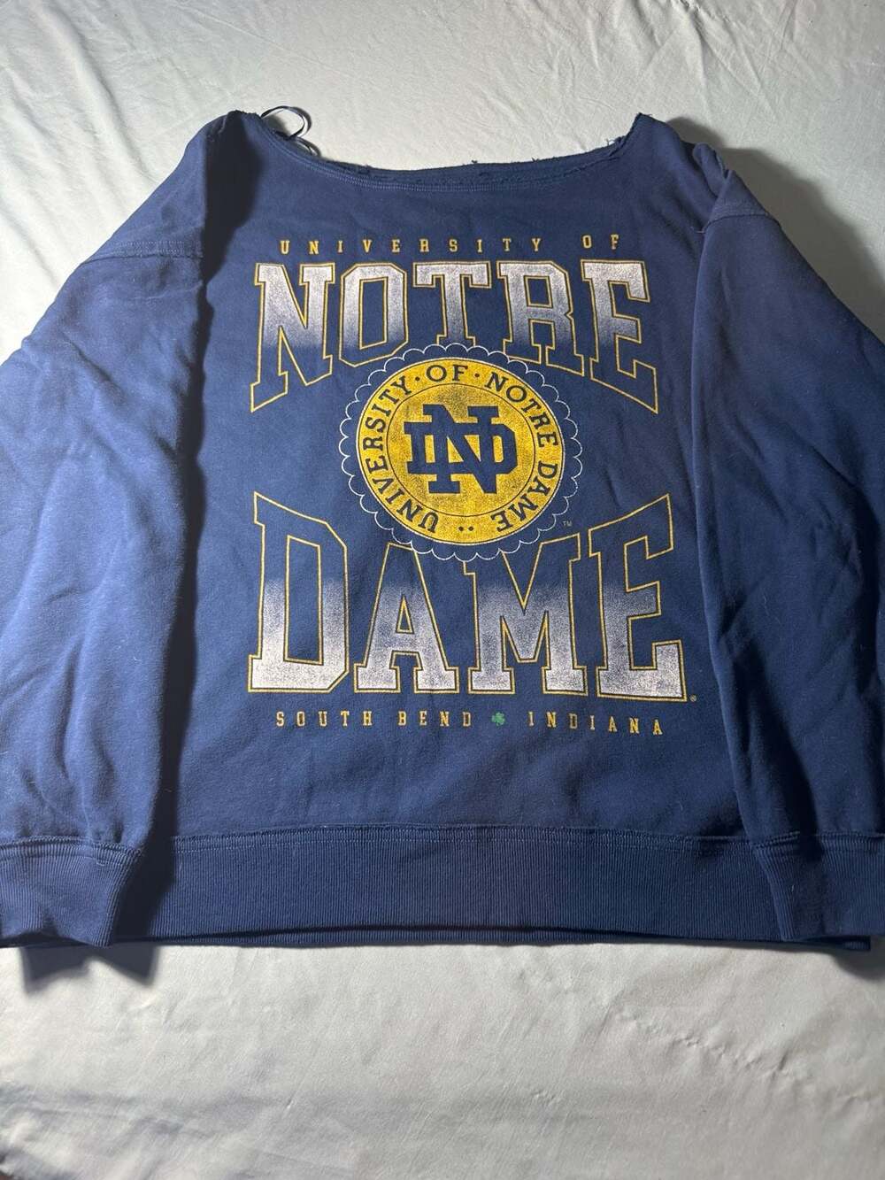 Blue 84 Notre Dame Fighting Irish Sweatshirt Size S